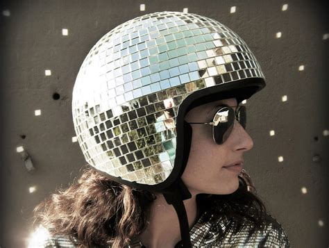 Neatr How To Make A Disco Ball Motorcycle Helmet