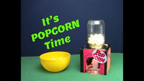 How To Make Popcorn Machine At Home Diy Its Popcorn Time Youtube