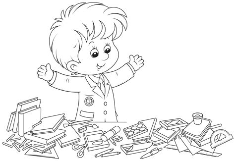 Elementary school coloring pages activity | Learning Printable