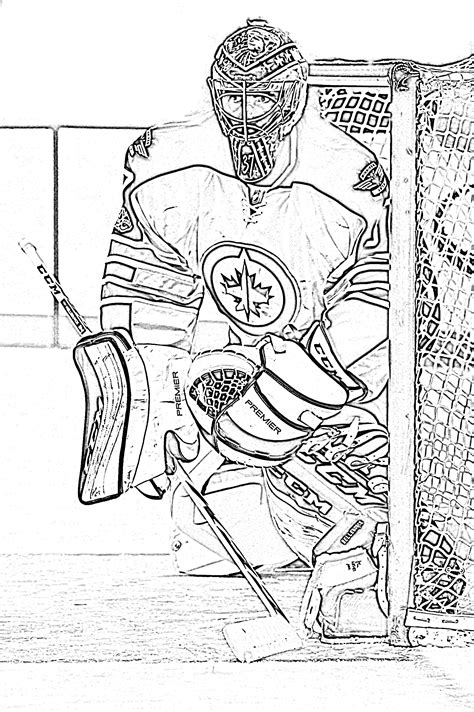 Hockey Coloring Pages For Boys Coloring Pages