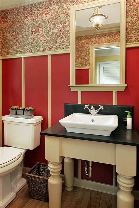 29 fabulous wallpaper ideas to try for your powder bathroom (part 1). The Top 60+ Best Powder Room Ideas - Bathroom Design