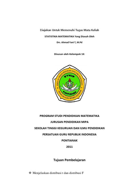 Maybe you would like to learn more about one of these? Uji-T (Statistik Matematika)