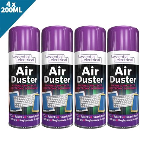 200ml 400ml Compressed Air Duster Spray Can Protects Cleaner Laptops