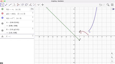 Geogebra Tutorial Graphing Piecewise Functions Youtube