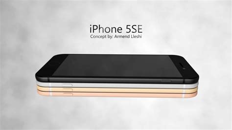 Apple Iphone 5se Gets All Slim And Fancy In Armend Lleshis Vision