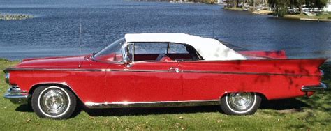 Convertible top and convertible top parts. 1959 Buick Invicta Convertible
