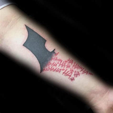 The face represents knowledge and wisdom, while the omkara and the trishul symbols represent auspiciousness and destruction of evil. 50 Batman Symbol Tattoo Designs For Men - Superhero Ink Ideas