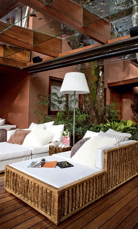But, decorating the basement might be tricky, so you can start from thinking about the amazing basement ceiling ideas. Luxurious Summer Veranda Design With Glass Walls And ...