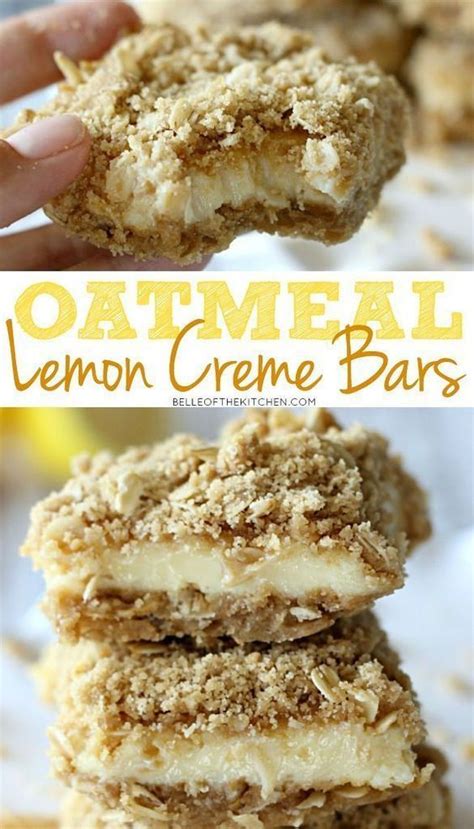 Buy now instagrammer @candyhunting shared a photo of great value brand lemon creme instant oatmeal, which is pretty much the most delicious thing i've ever heard. Oatmeal Lemon Creme Bars | Recipe | Lemon recipes, Lemon ...
