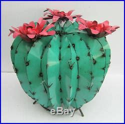 I have a small collection of golden barrel cacti growing in my garden. Metal Yard Art Barrel Cactus With Flowers Sculpture 20 ...