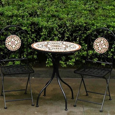 How to use set in a sentence. Brundle Gardener Mosaic Bistro Set With Terracotta Tile ...