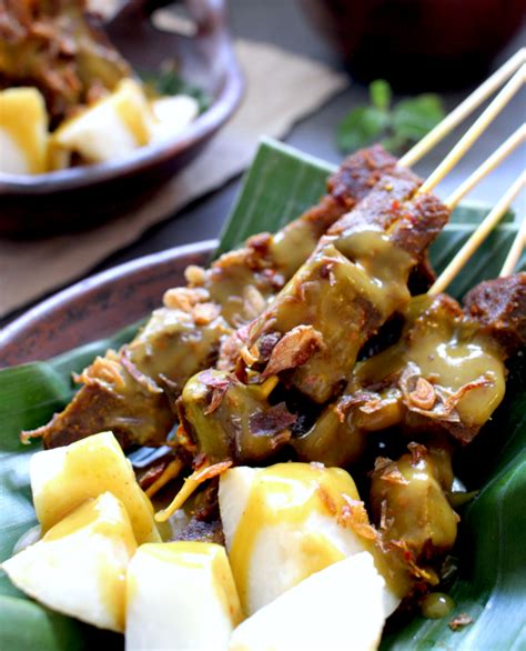 sate padang padang style beef tongue satay cook me indonesian