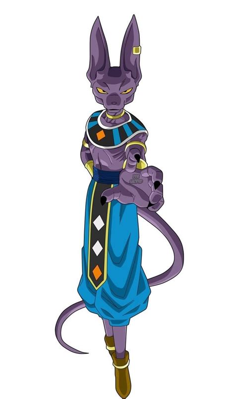 He is accompanied by his martial arts teacher and attendant, whis. Dragon Ball Super - Beerus | ドラゴンボール, ドラゴン, ビルス