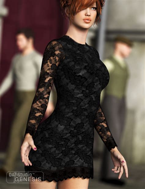 Lacy Dress Textures Daz 3d