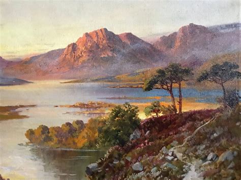 Francis E. Jamieson - Antique Scottish Oil Painting Sunset ... Antiques for sale in pakistan.