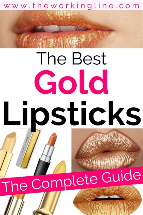 11 Best Gold Lipsticks From Metallic To Liquid Matte