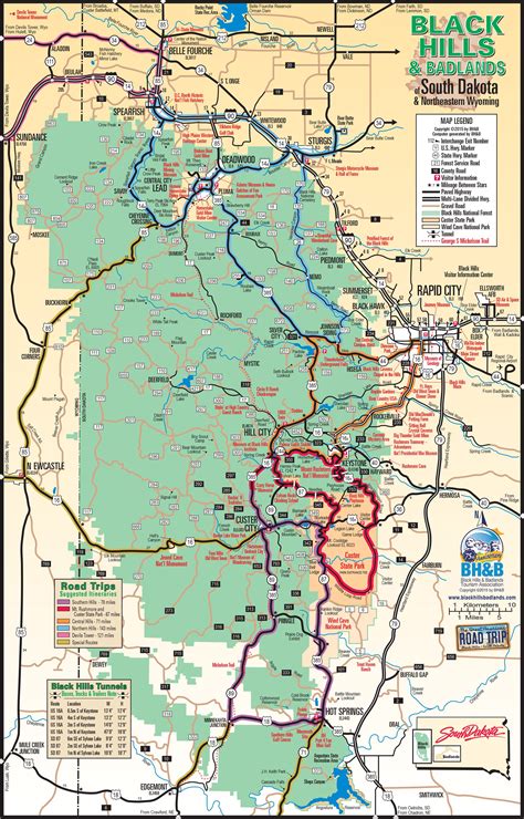 South Dakota Road Trip Map Best Tourist Places In The World