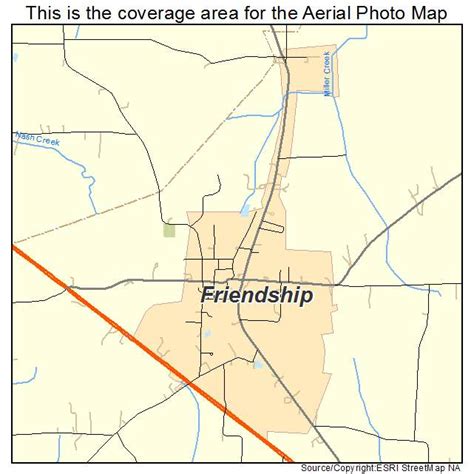Aerial Photography Map Of Friendship Tn Tennessee