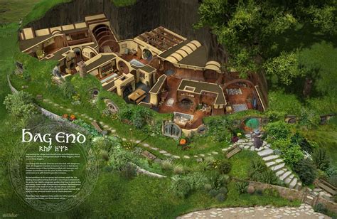 Bilbo Baggins Hobbit Hole Floor Plan House Decor Concept Ideas