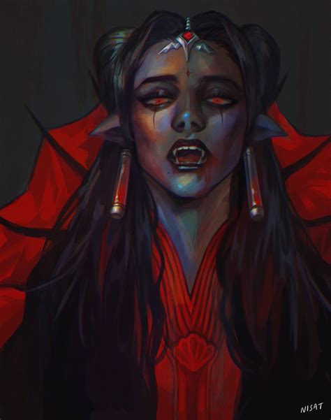 Artstation Vampire Symmetra Nisat S Vampire Art Female Vampire