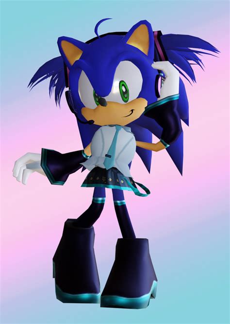 Hatsune Miku Vocaloid Sonic The Hedgehog Rvocaloid