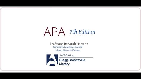 Dummies for writing apa papers. APA 7th Edition (Paper Formatting) for USCA Nursing ...