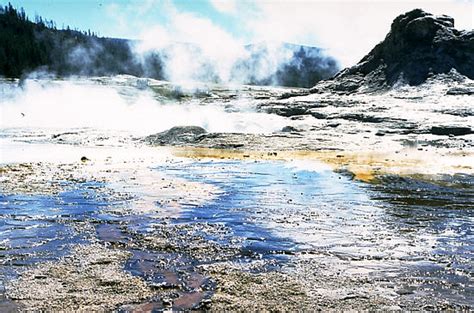 Usa Wyoming Yellowstone National Park Thermal Areas In The