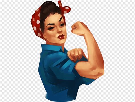 Woman Flexing Her Biceps Illustration Oprah Winfrey We Can Do It