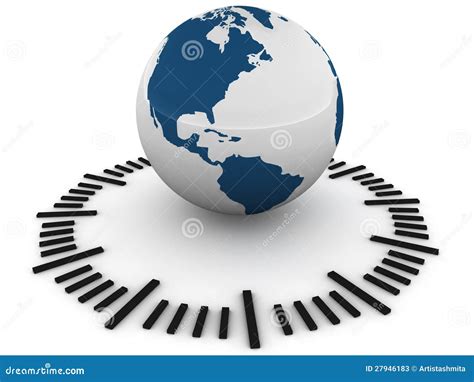 World time stock illustration. Illustration of clock - 27946183