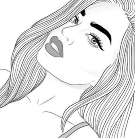 Tumblr Outline Outline Art Outline Drawings Girly Drawings Art