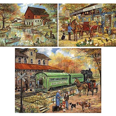 Bits And Pieces 1000 Piece Jigsaw Puzzles For Adults Value Set Of