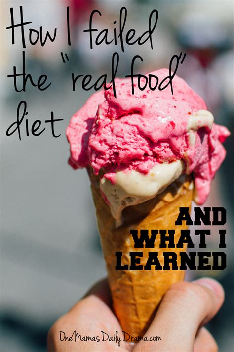 A healthy diet will make your healthy right? How I failed the real food diet {and what I learned}