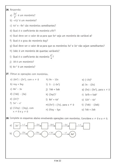 Atividade 8 Ano Matematica