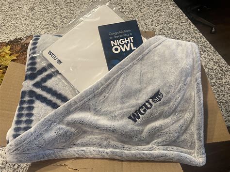 FINALLY got my WGU blanket : r/WGU