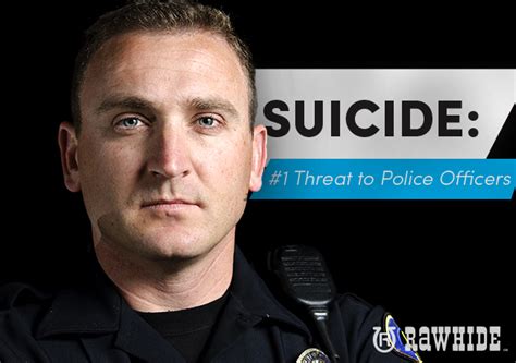 Police Officer Suicide Number One Threat To Officer Infographic
