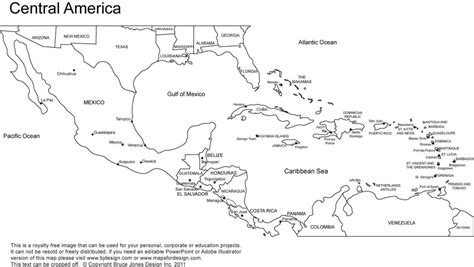 This north america printable coloring pages uploaded by ms. Printable Map Of Caribbean Islands And Travel Information ...