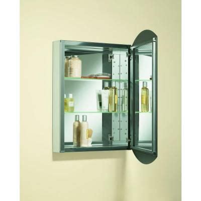 Sink base cabinet has 2 wood drawer the 60 in. KOHLER Archer 20 in. W x 31 in. H Single Door Mirrored ...