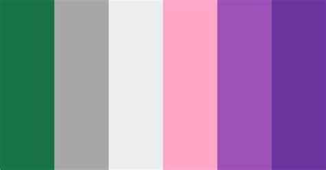 Green Grey Pink And Purple Color Scheme Gray