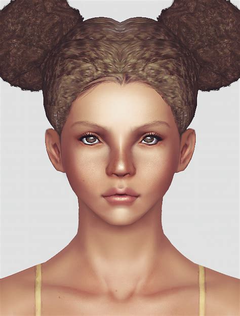 Afro Puffs Newsea And Modish Kitten Hairstyle Mashup By Momo Sims 3 Hairs