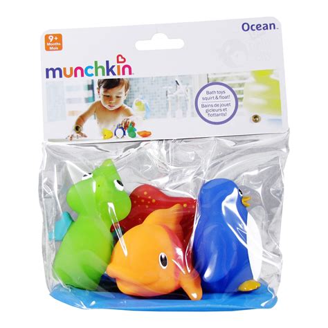 Ocean Bath Squirts 4 Pack Munchkin