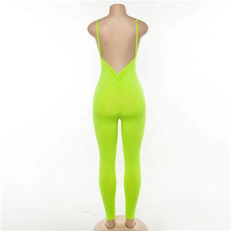 hot stretch slim backless yoga set v neck sling jumpsuit sports wear sexy one piece yoga suits