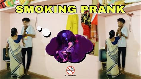 SMOKING PRANK On Mom Tamil Prank Prankster Surya YouTube