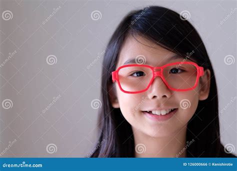 Portrait Of Asian Teenager With Big Red Glasses Stock 18868 Hot Sex