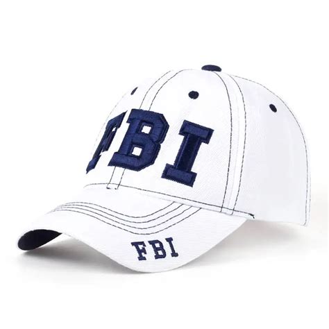 Buy Tunica 2017 Fashionable Cotton Fbi Cap Embroidered