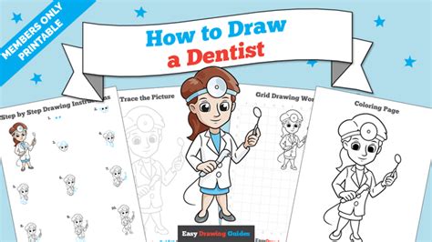 How To Draw A Dentist Really Easy Drawing Tutorial
