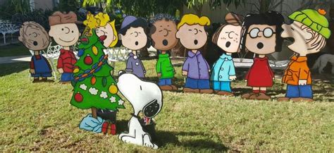 Peanuts Gang Christmas Christmas Yard Art Office Christmas