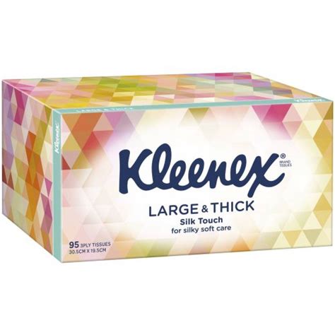 Facial Tissues Kleenex Large And Thick 3ply 95pk Skout Office Supplies
