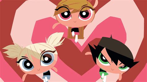 the powerpuff girls blossom bubbles and buttercup in heart shape picture hd anime wallpapers