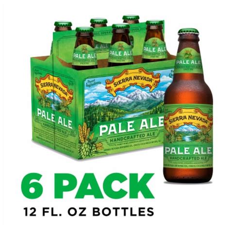 Sierra Nevada Pale Ale Craft Beer 6 Bottles 12 Fl Oz King Soopers