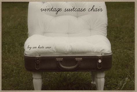 7 Diy Ways To Upcycle Vintage Suitcases Diy Projects Suitcase Chair